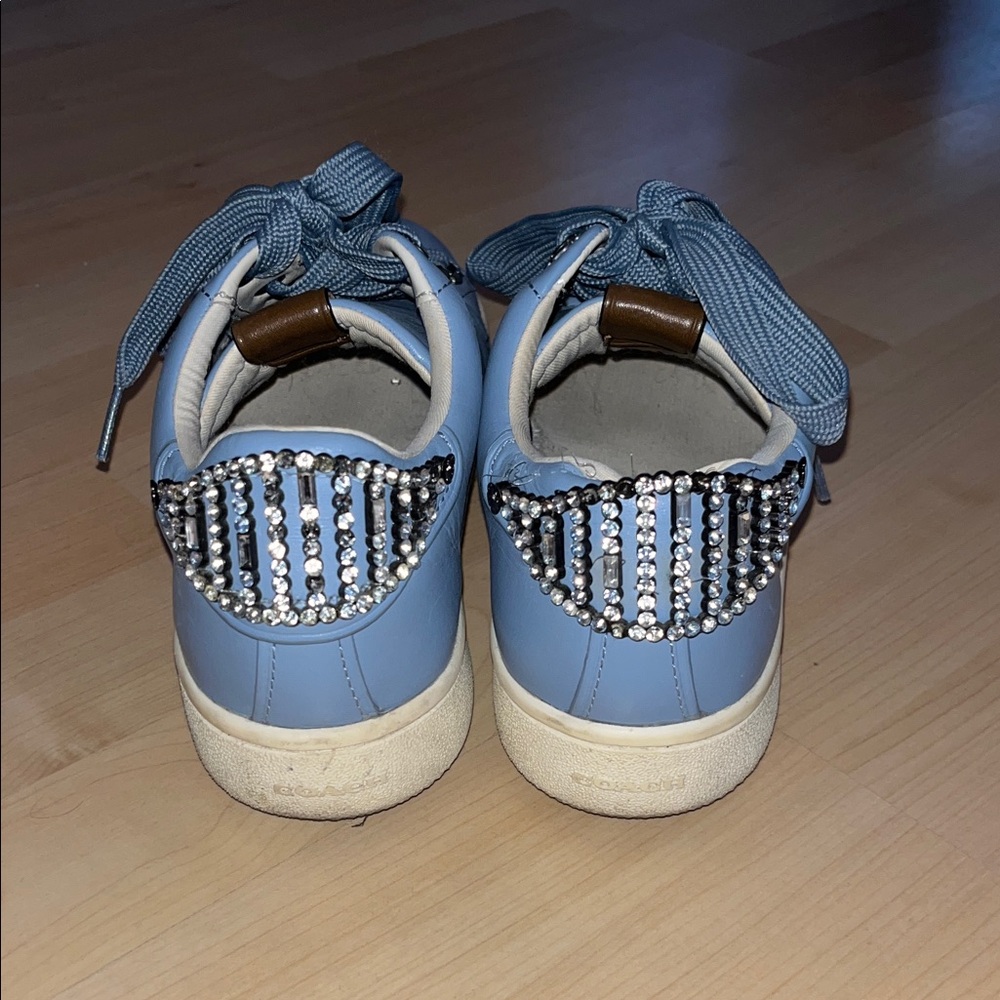 Women’s Blue Coach Sneakers - Picture 4 of 8